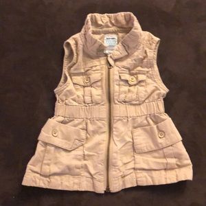 Old navy toddler military vest